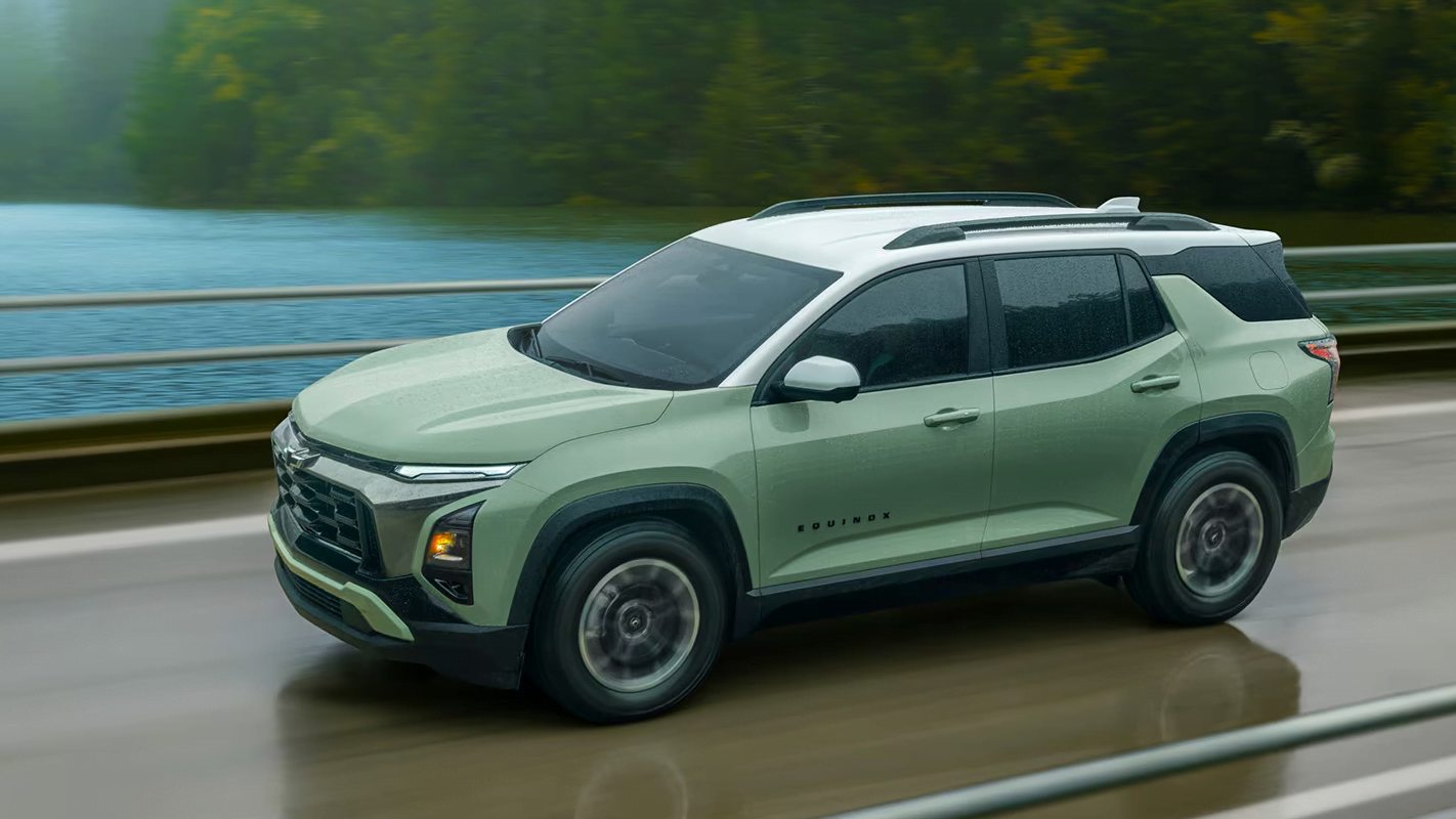 2026 Chevrolet Equinox driving in rain