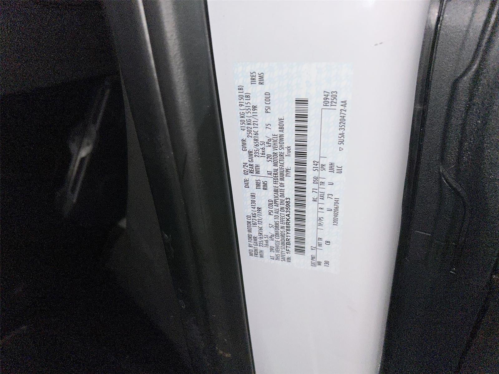 2024 Ford Transit Cargo Van Base