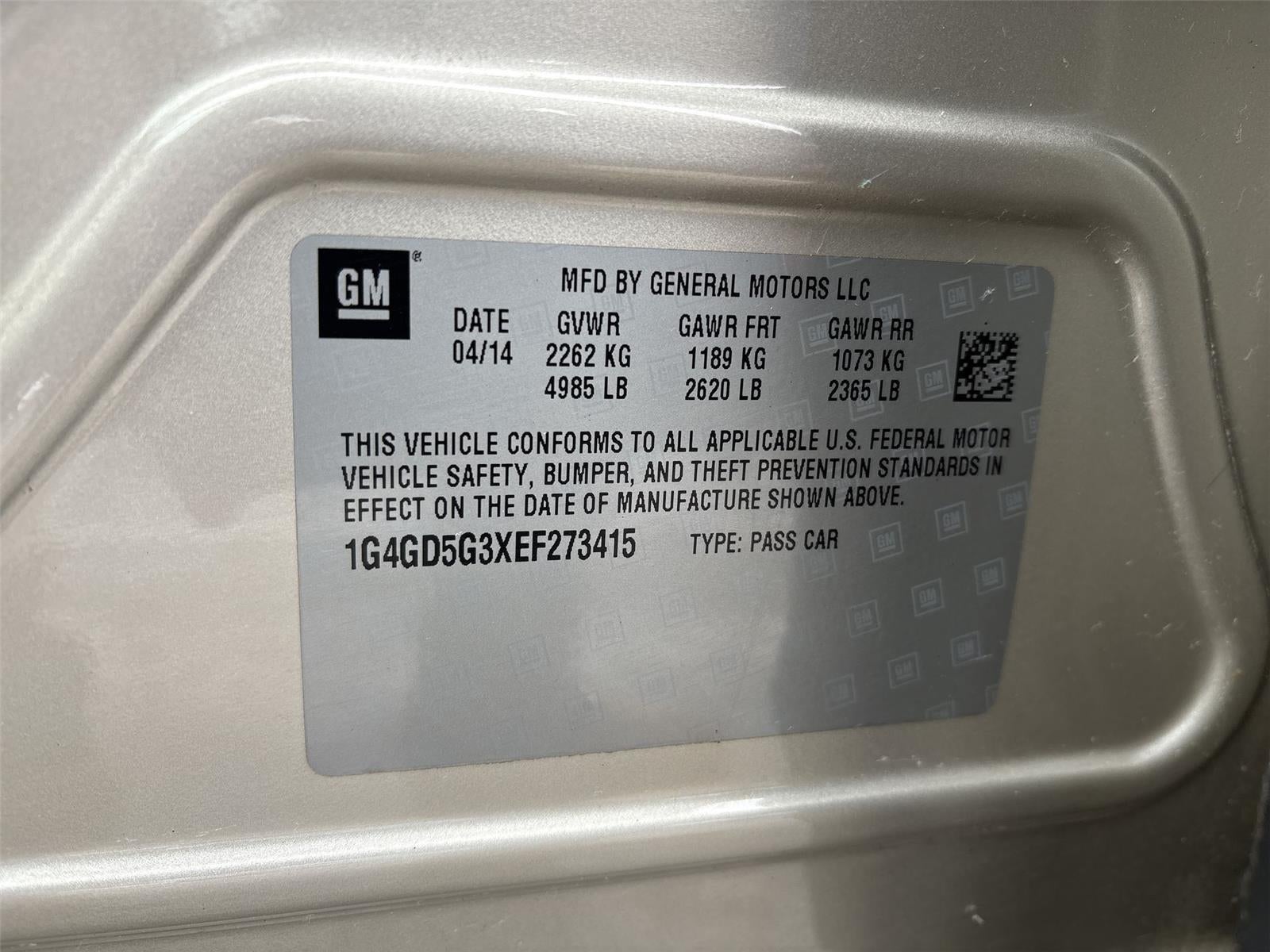 2014 Buick LaCrosse Premium I