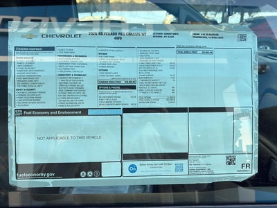 2026 Chevrolet Silverado 3500 HD Chassis Cab Work Truck