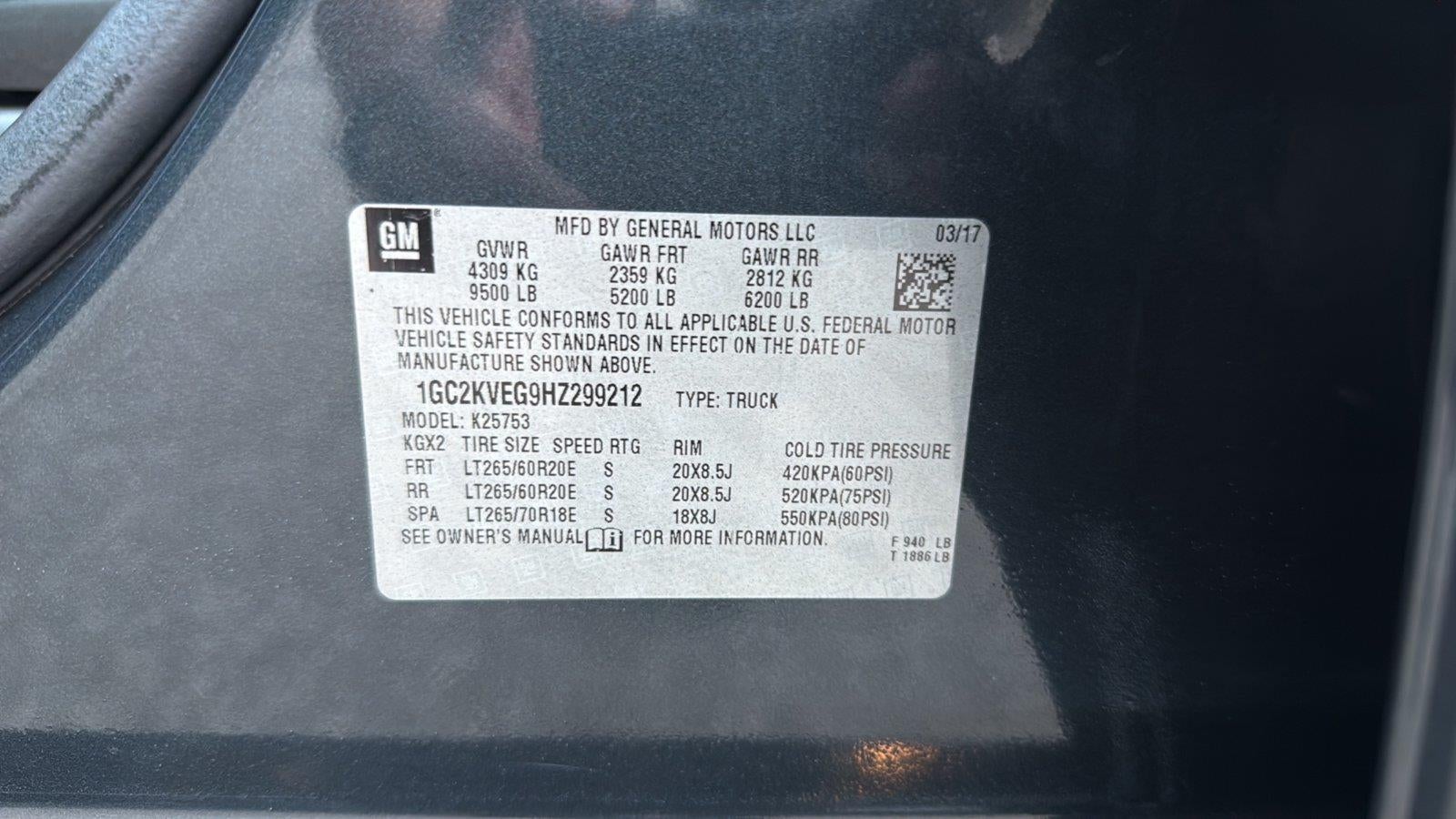 2017 Chevrolet Silverado 2500 HD LT