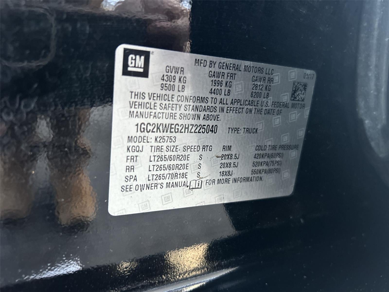 2017 Chevrolet Silverado 2500 HD LTZ