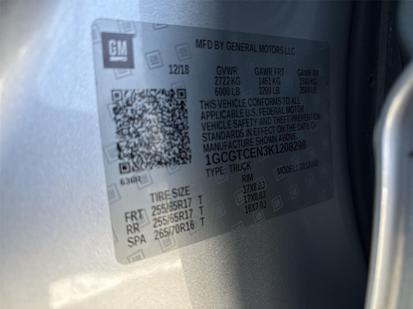 2019 Chevrolet Colorado 4WD LT