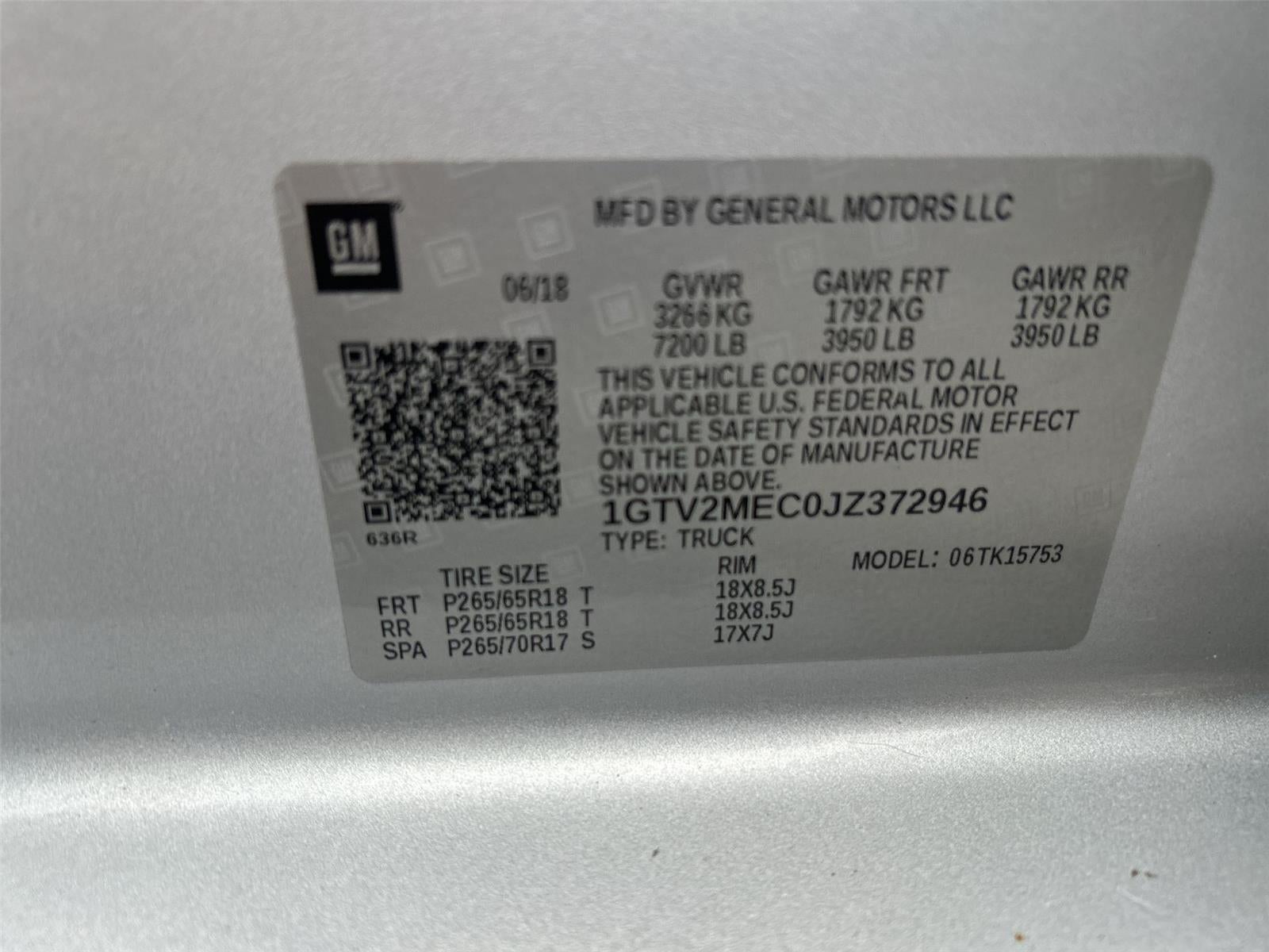 2018 GMC Sierra 1500 SLE