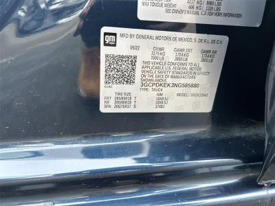 2022 Chevrolet Silverado 1500 LT (2FL)