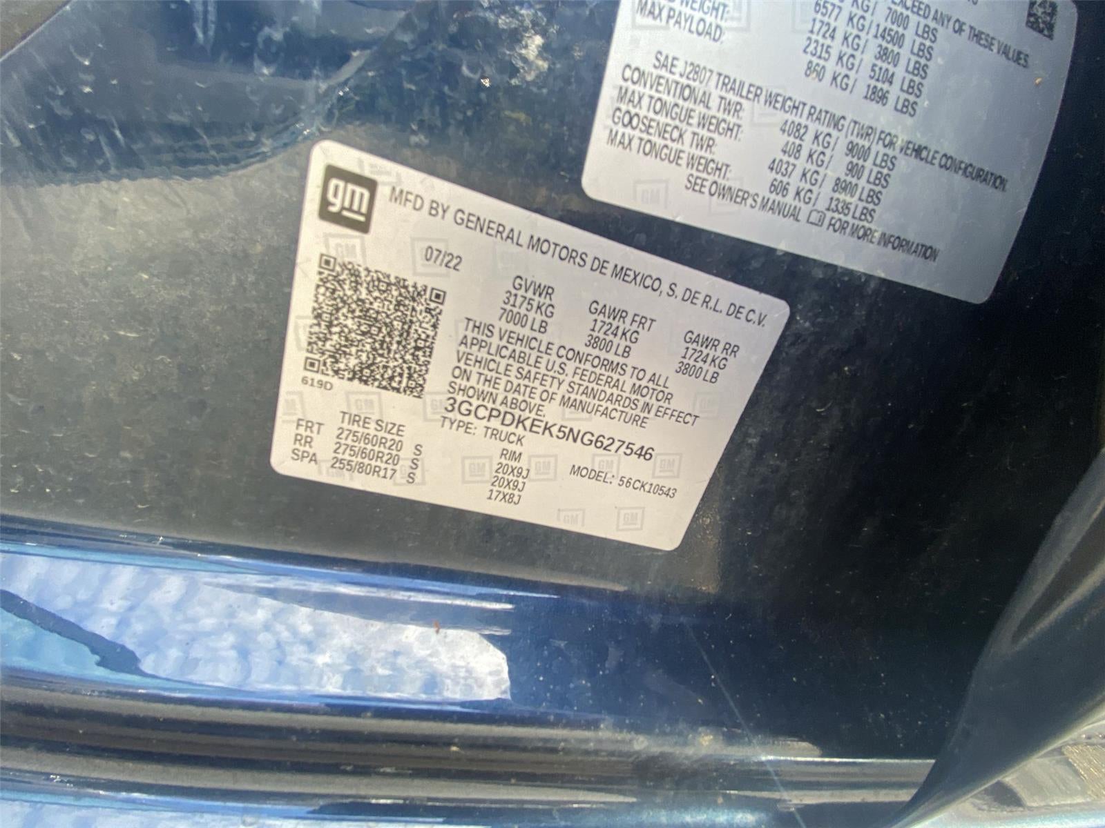 2022 Chevrolet Silverado 1500 LT (2FL)