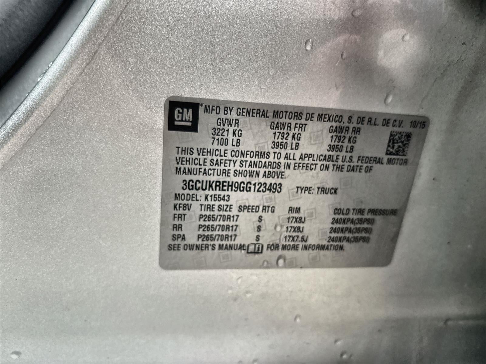 2016 Chevrolet Silverado 1500 LT