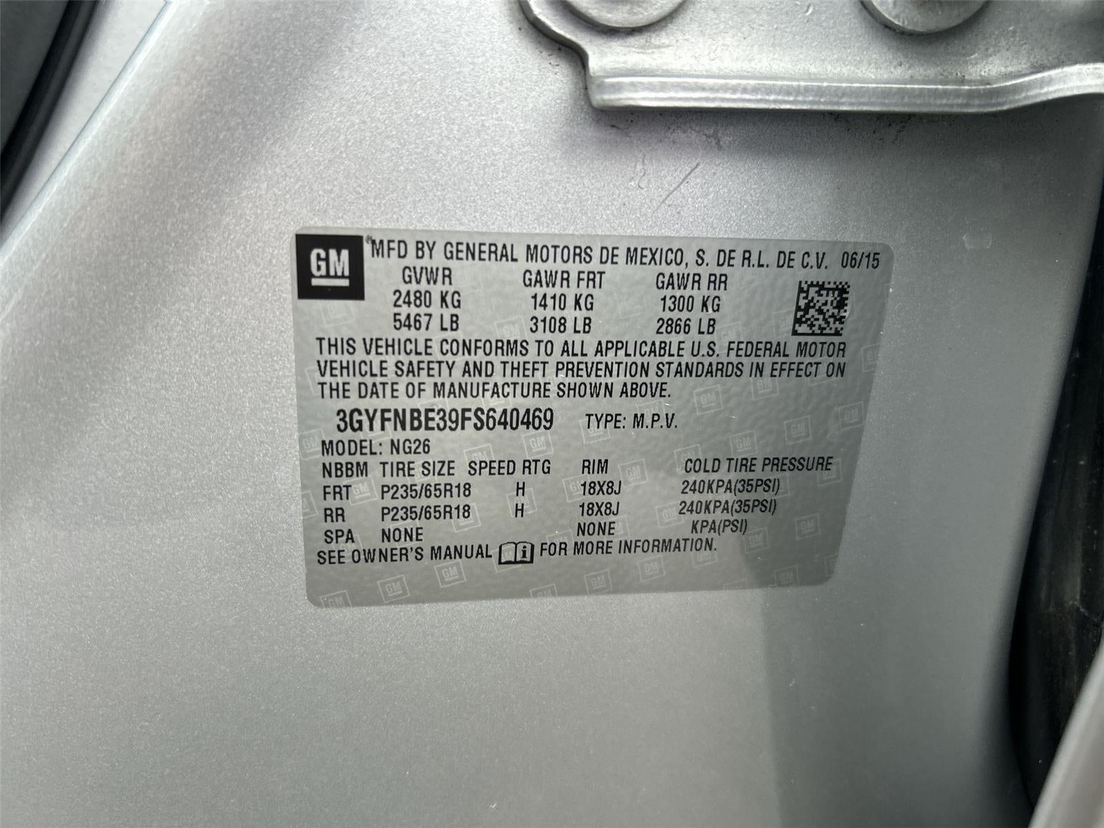 2015 Cadillac SRX Luxury Collection