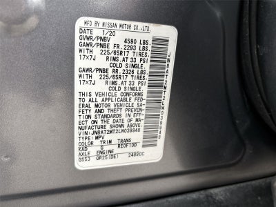 2020 Nissan Rogue SV FWD