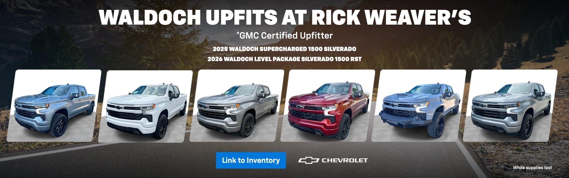 Waldoch Upfits at Rick Weaver’s